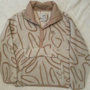 VGUC! Women’s Small Billabong Switchback Pullover! Super soft and warm! Faux Fur